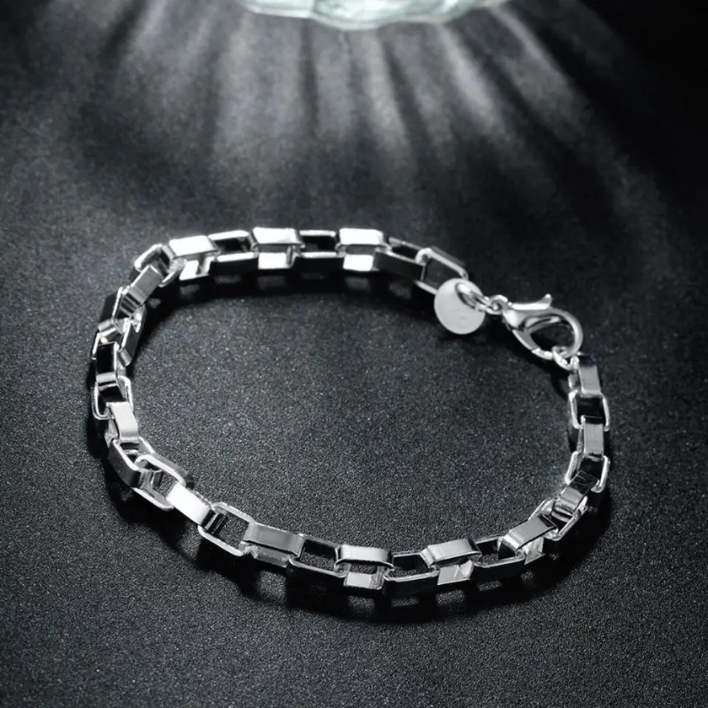 NWT 925 STERLING SILVER BRACELET And NECKLACE SET - Picture 5 of 6